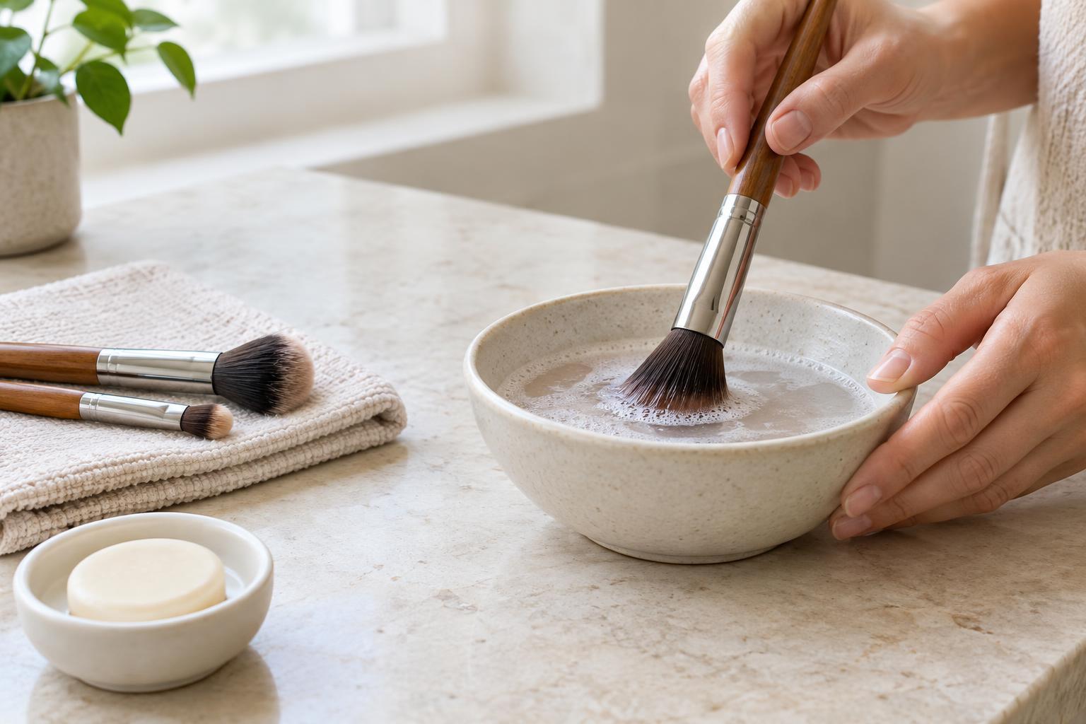 How to Clean Makeup Brushes Without Damaging the Bristles or Ferrules