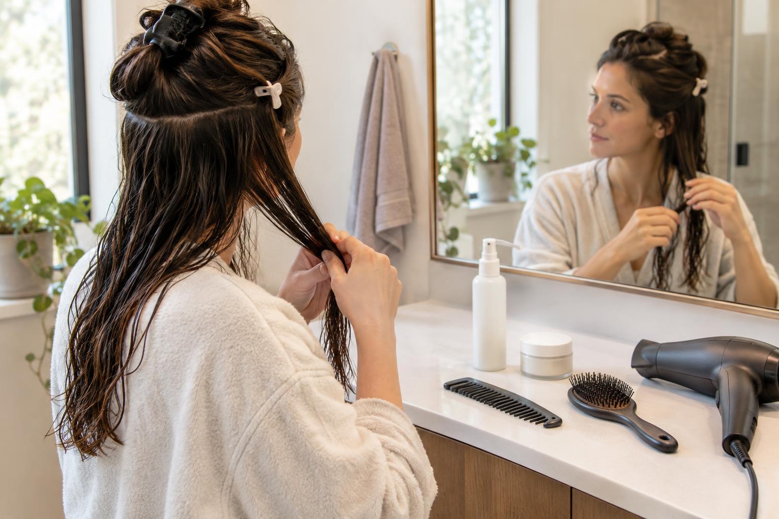 How to Prep Hair for Styling: Dampness, Sectioning and Product Order