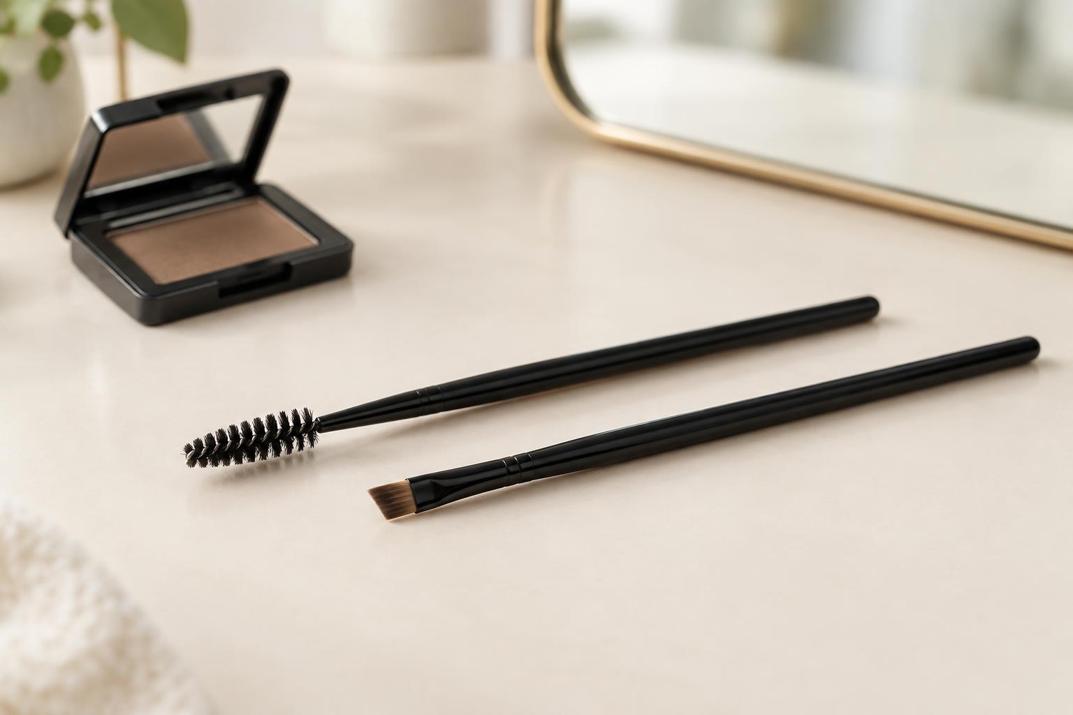 Brow Spoolies vs Angled Brushes: What Each Tool Does