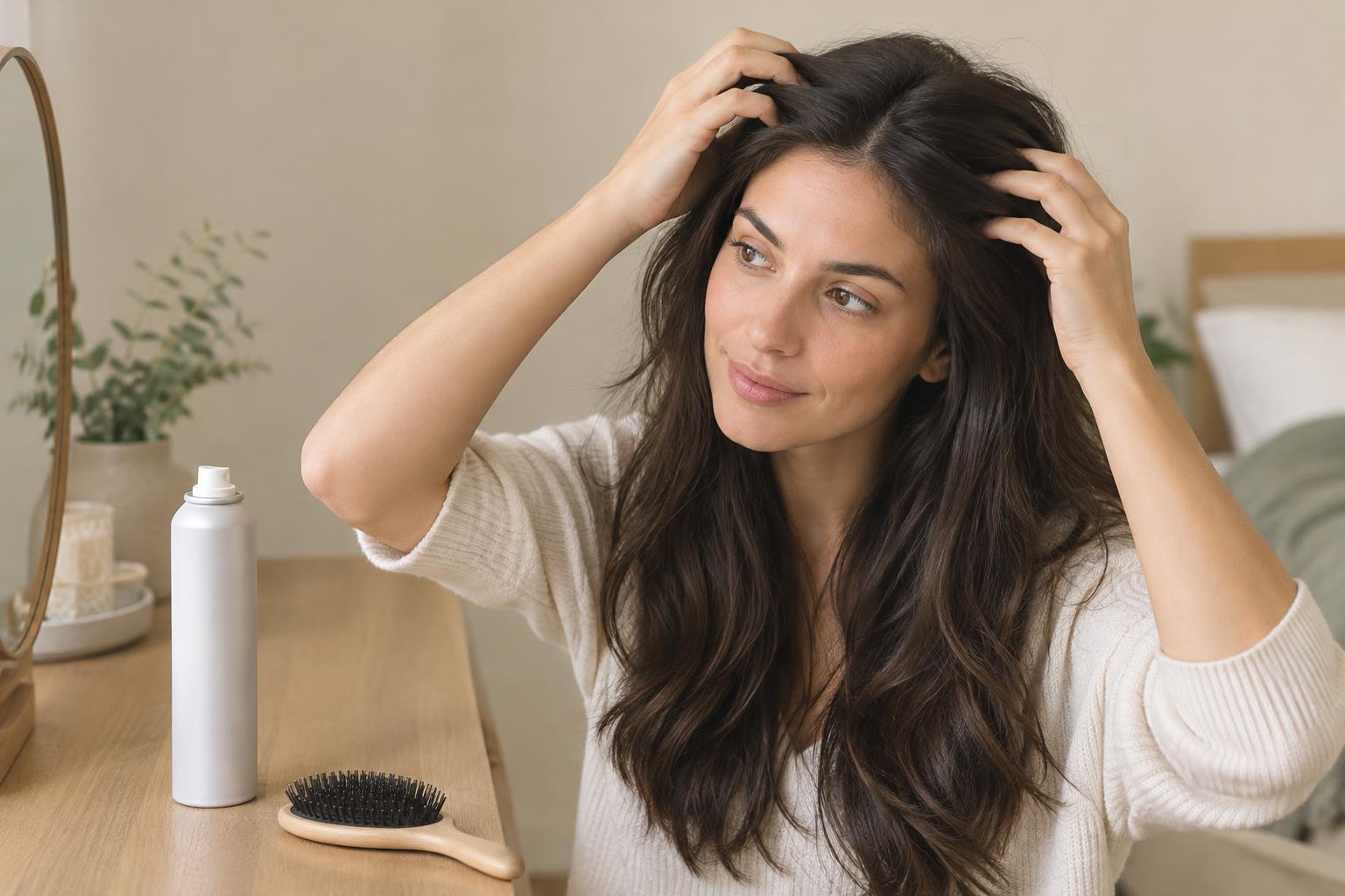 How to Use Dry Shampoo Without Leaving Visible Residue